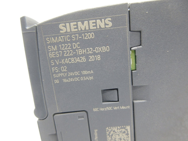 SIEMENS 6ES7222-1BH32-0XB0 24VDC NSNP