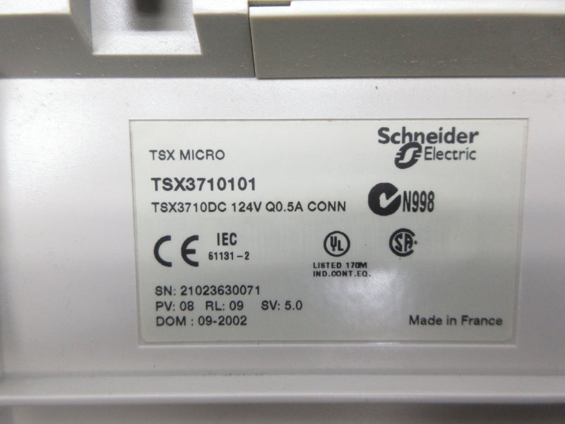 SCHNEIDER ELECTRIC TSX3710101 124V 0.5A (AS PICTURED) NSNP