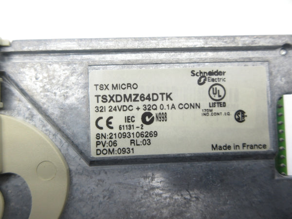 SCHNEIDER ELECTRIC TSXDMZ64DTK 24VDC 0.1A NSNP