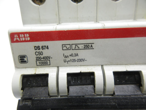 ABB DS674 230-400V 50A NSNP