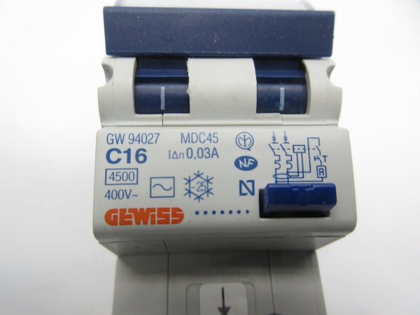 GEWISS GW94027 400V 16A NSNP
