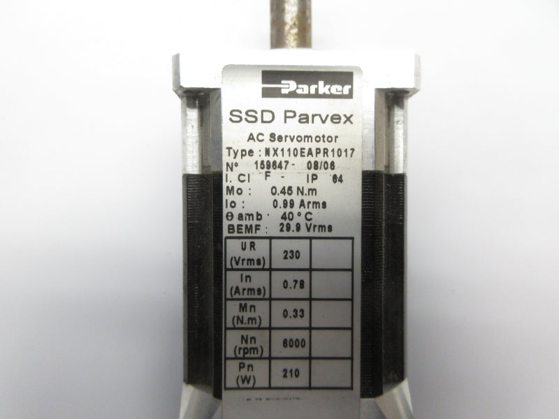 PARKER NX110EAPR1017 UNMP