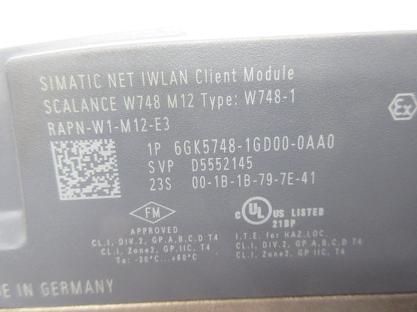 SIEMENS 6GK5748-1GD00-0AA0 UNMP