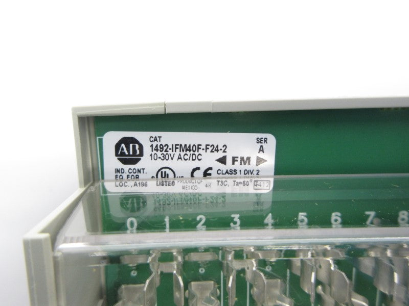 ALLEN BRADLEY 1492-IFM40F-F24-2 SER. A 10-30VAC/DC NSNP