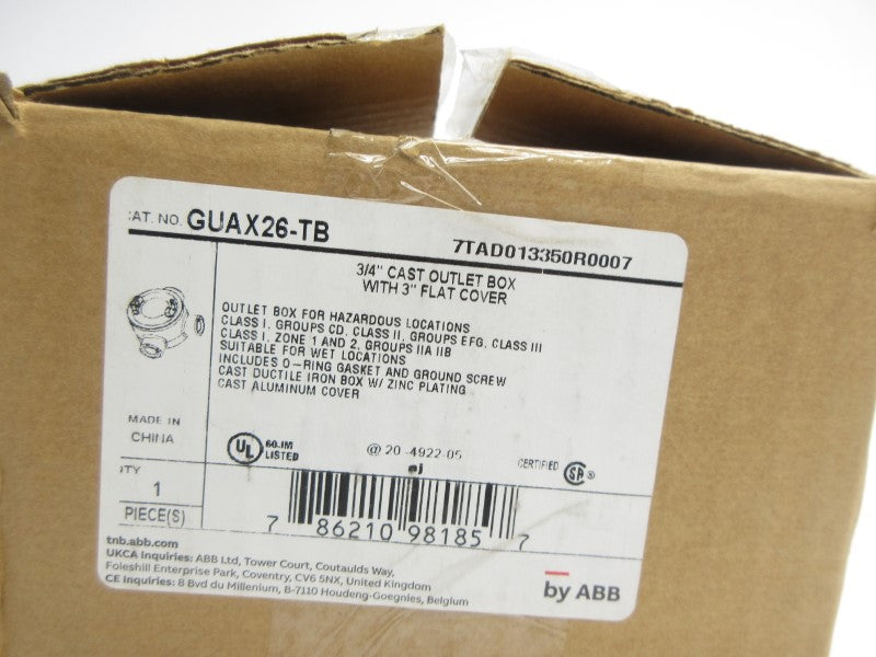 ABB GUAX26-TB 3/4" NSMP