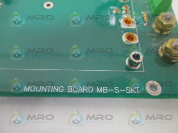 RO ASSOCIATES MB-S-SKT MOUTING BOARD UNMP