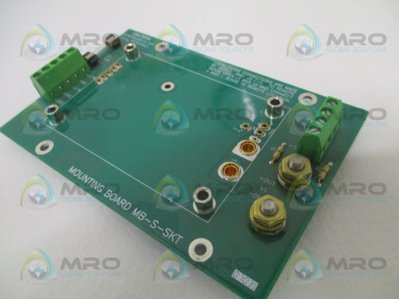 RO ASSOCIATES MB-S-SKT MOUTING BOARD UNMP
