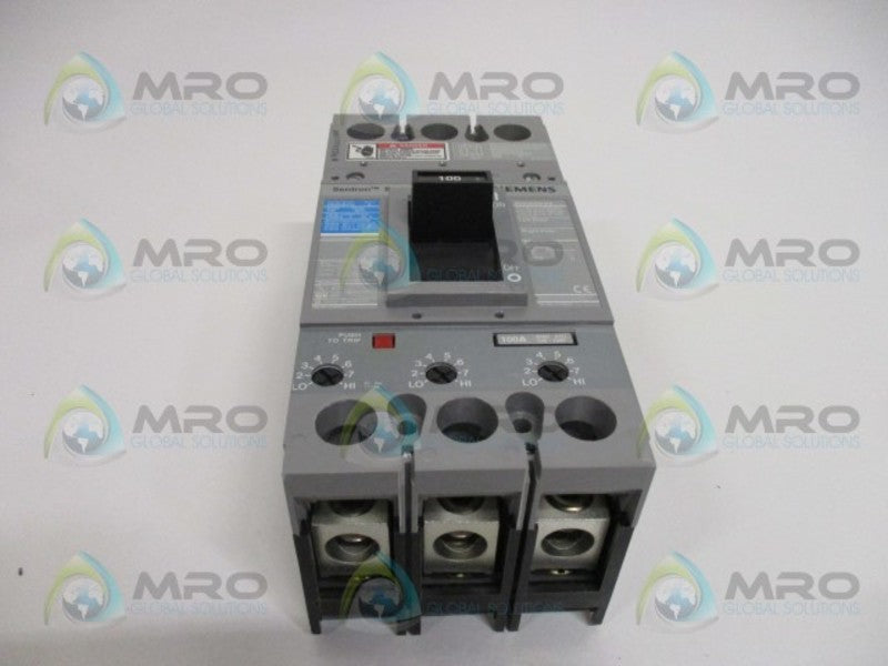 SIEMENS FXD63B100L CIRCUIT BREAKER 100A NSMP
