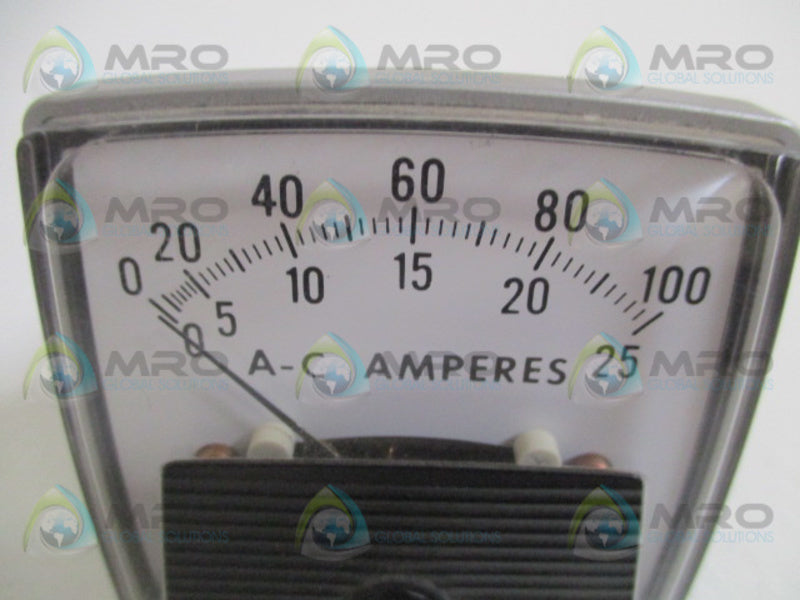 YOKOGAWA 250239LSZZ AC AMMETER 0-5A UNMP