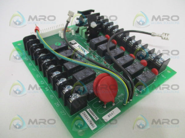 YORK 031-00932-002 CONTROL RELAY BOARD NSNP