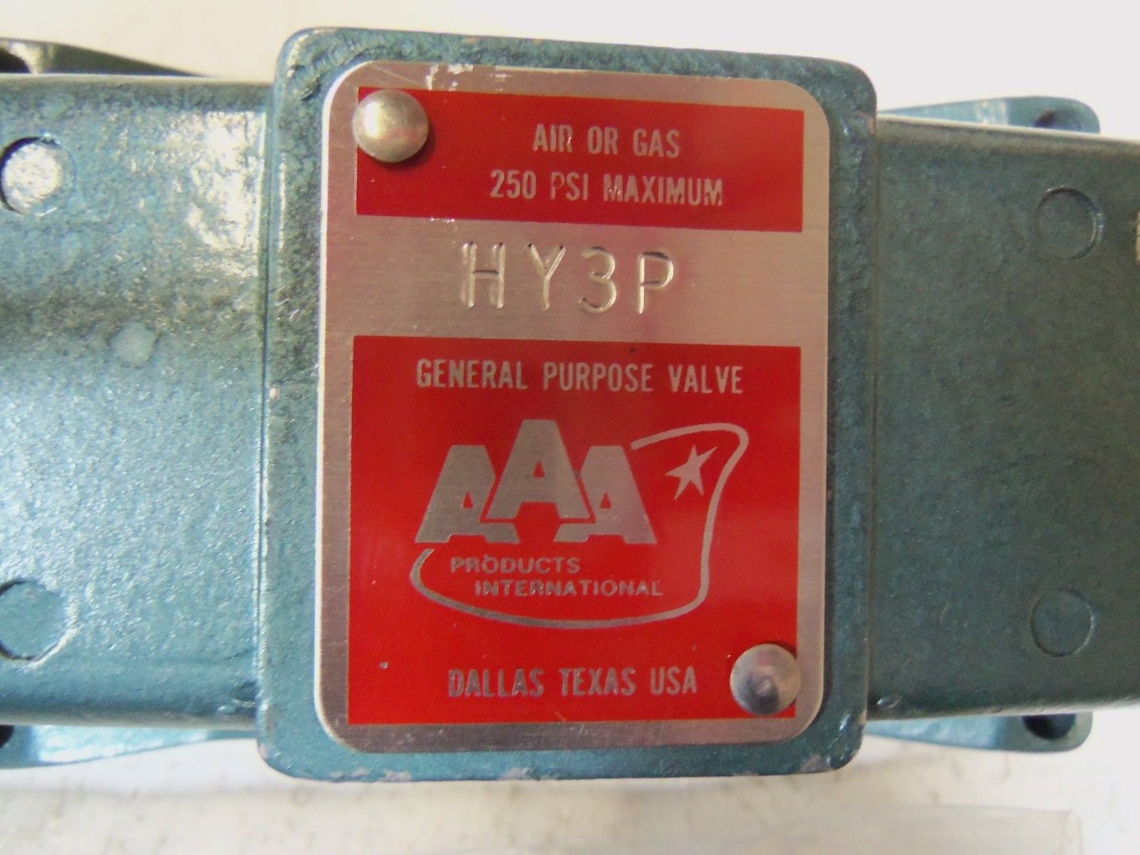 AAA GENERAL PURPOSE VALVE HY3P NSNP