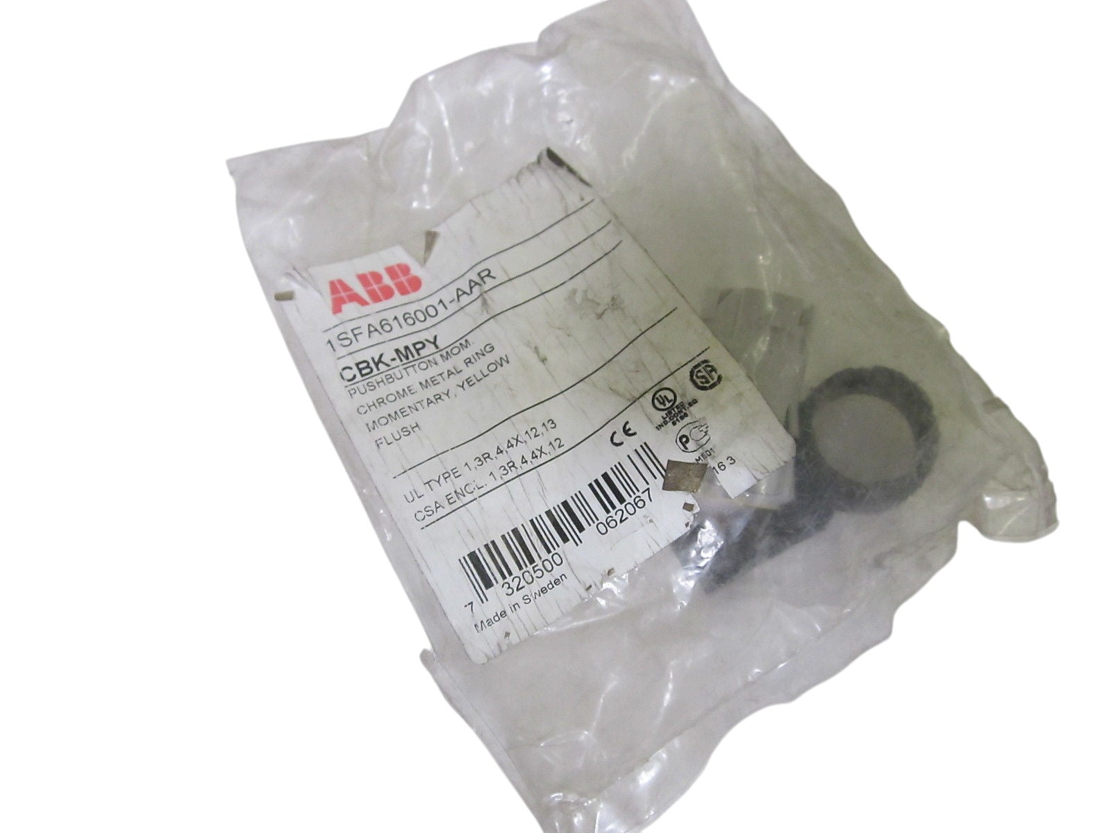 ABB 1SFA616001-AAR PUSH BUTTON YELLOW NSMP