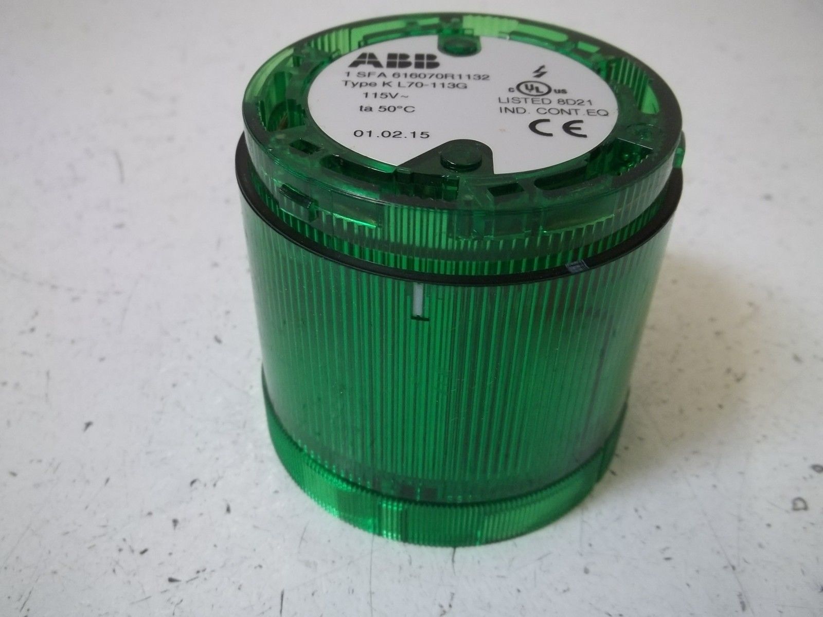 ABB 1SFA616070R1132 TYPE K L70-113G LIGHT ELEMENT GREEN NSMP