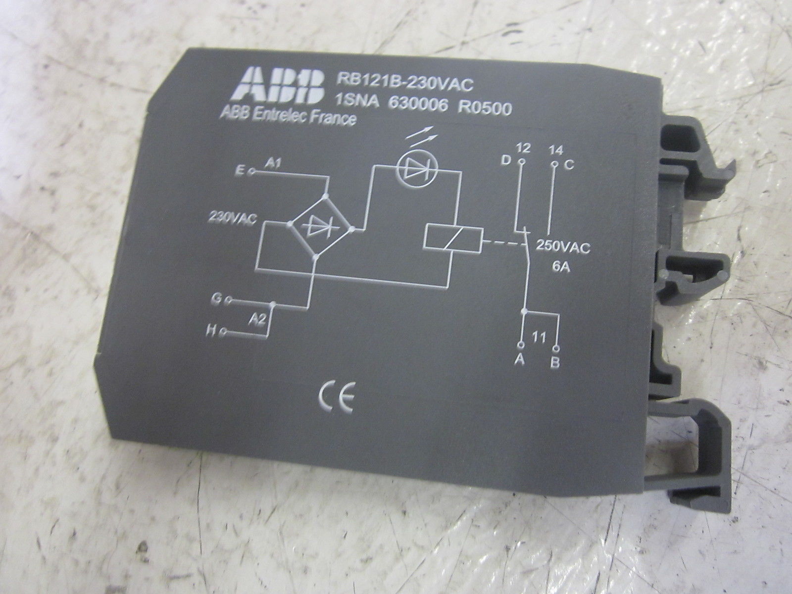 ABB 1SNA630006R0500RB121B INTERFACE RELAY 230VAC NSMP