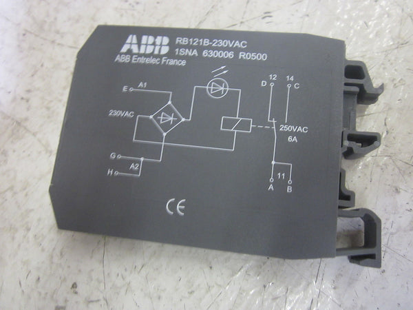 ABB 1SNA630006R0500RB121B INTERFACE RELAY 230VAC NSMP