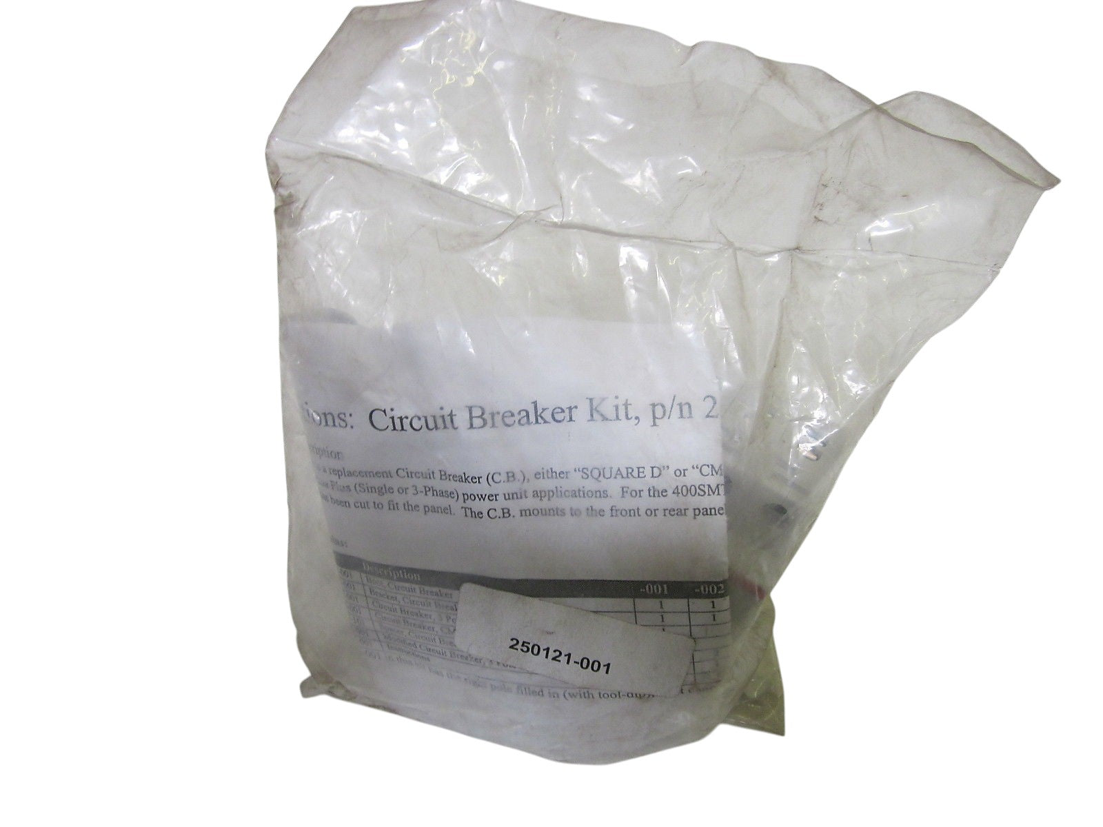 ABB 250121-001 CIRCUIT BREAKER KIT NSMP