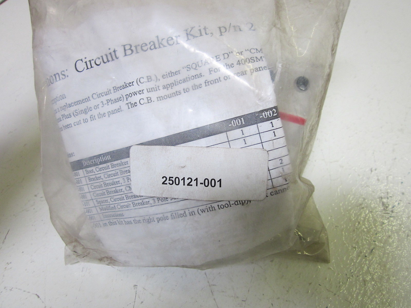 ABB 250121-001 CIRCUIT BREAKER KIT NSMP