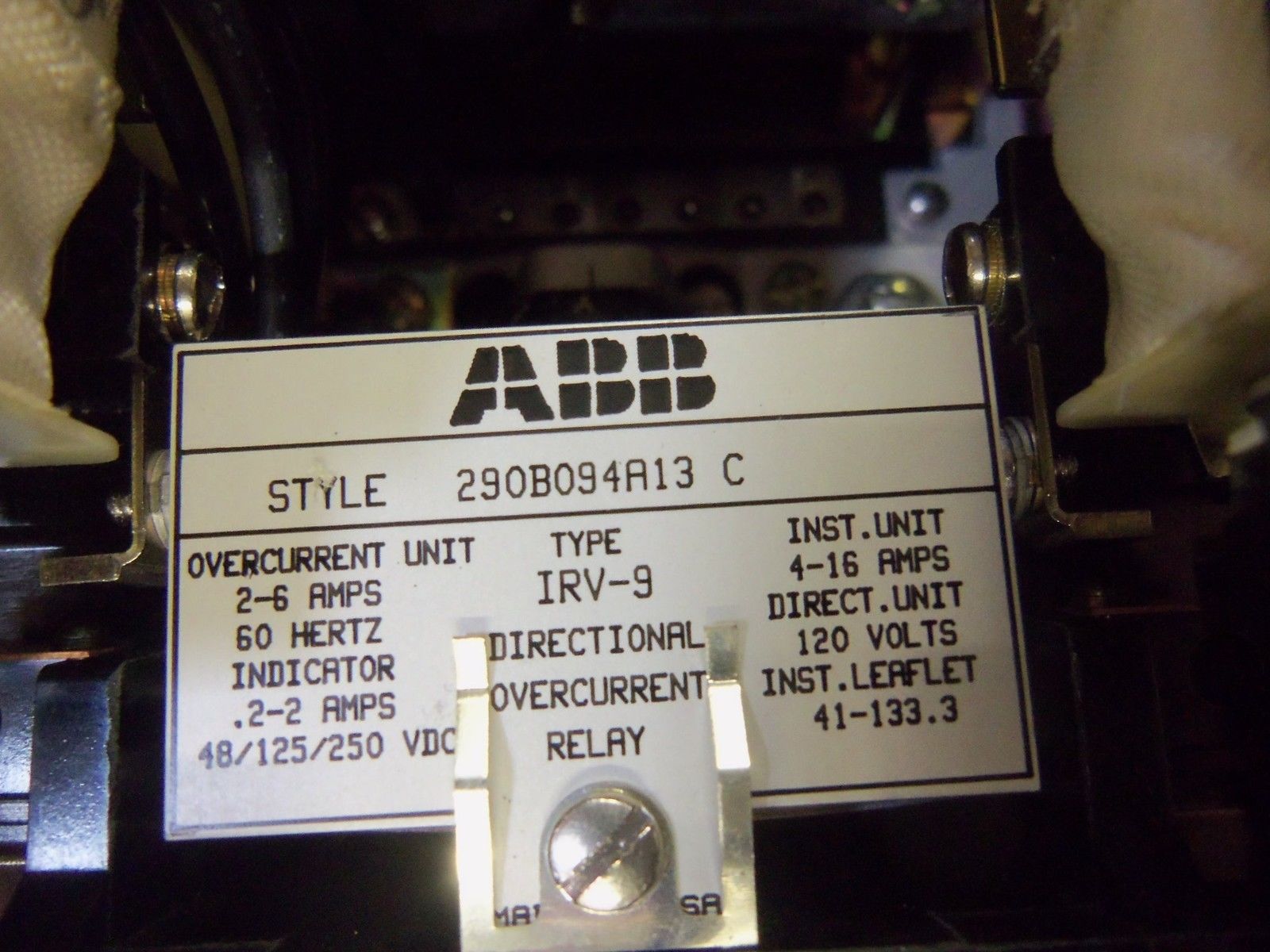 ABB 290B094A13C RELAY UNMP