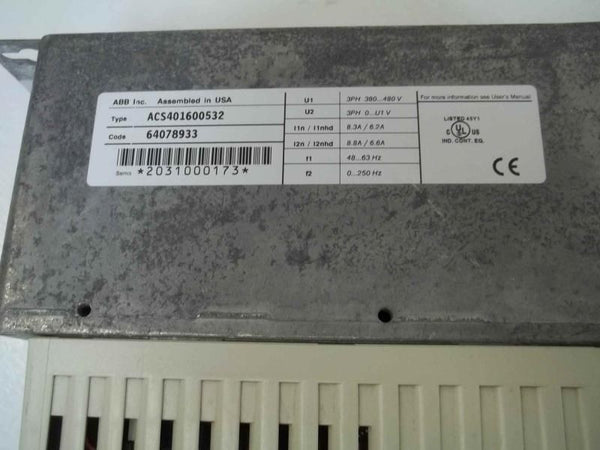 ABB ACS401600532 UNMP