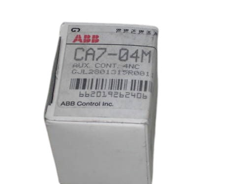 ABB CA7-04M AUXILIARY CONTACT NSMP