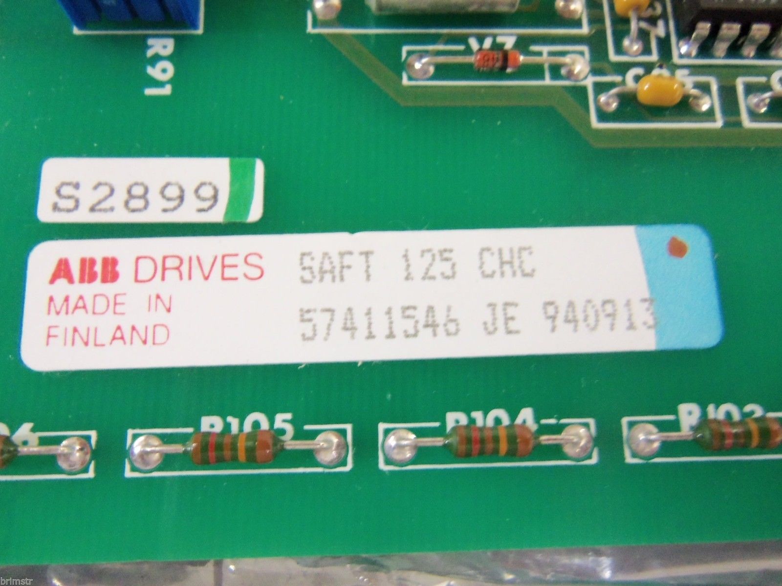 ABB CHOPPER CONTROL CARD SAFT-125-CHC UNMP