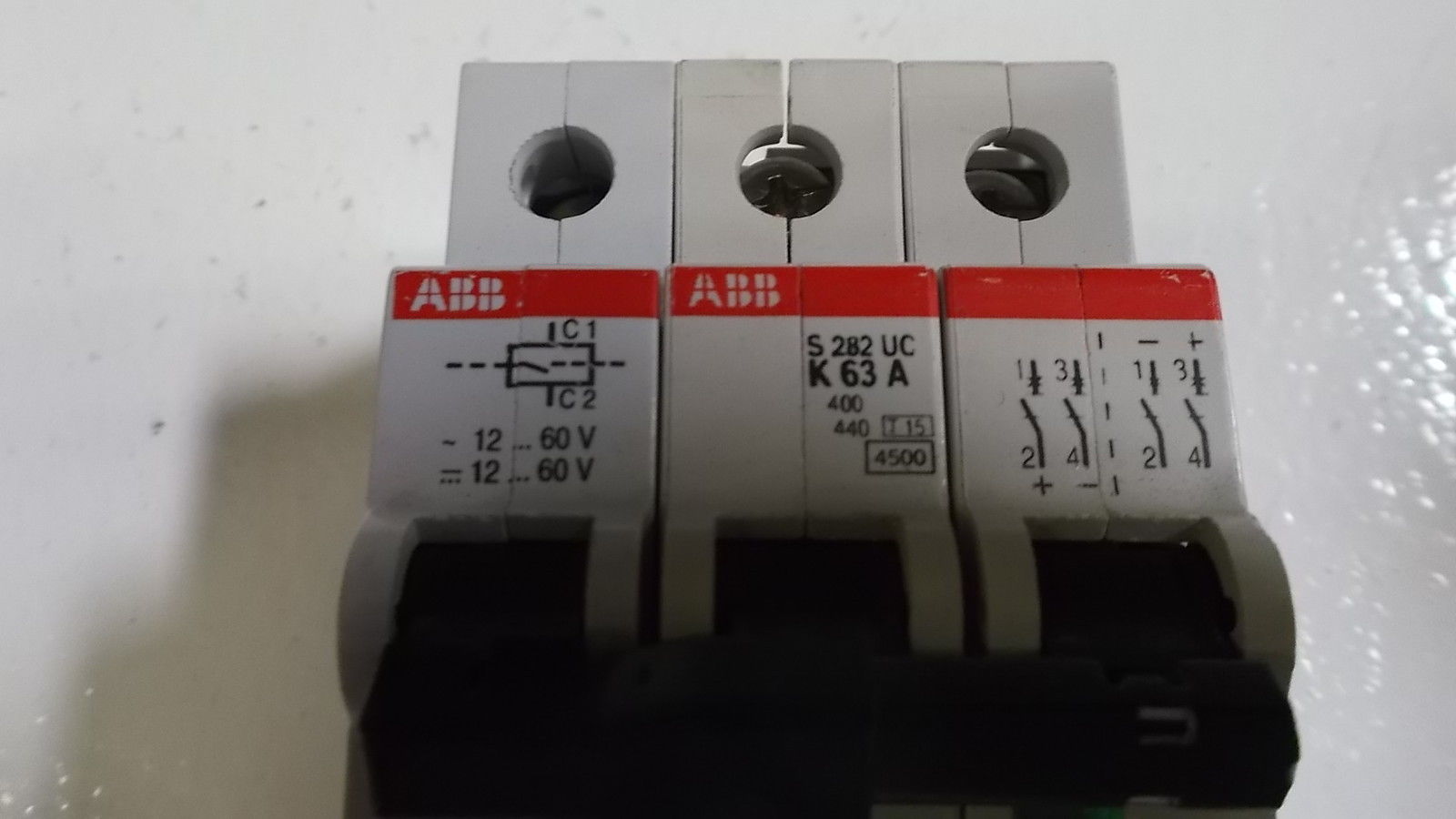 ABB S282-K63 CIRCUIT BREAKER 63A UNMP