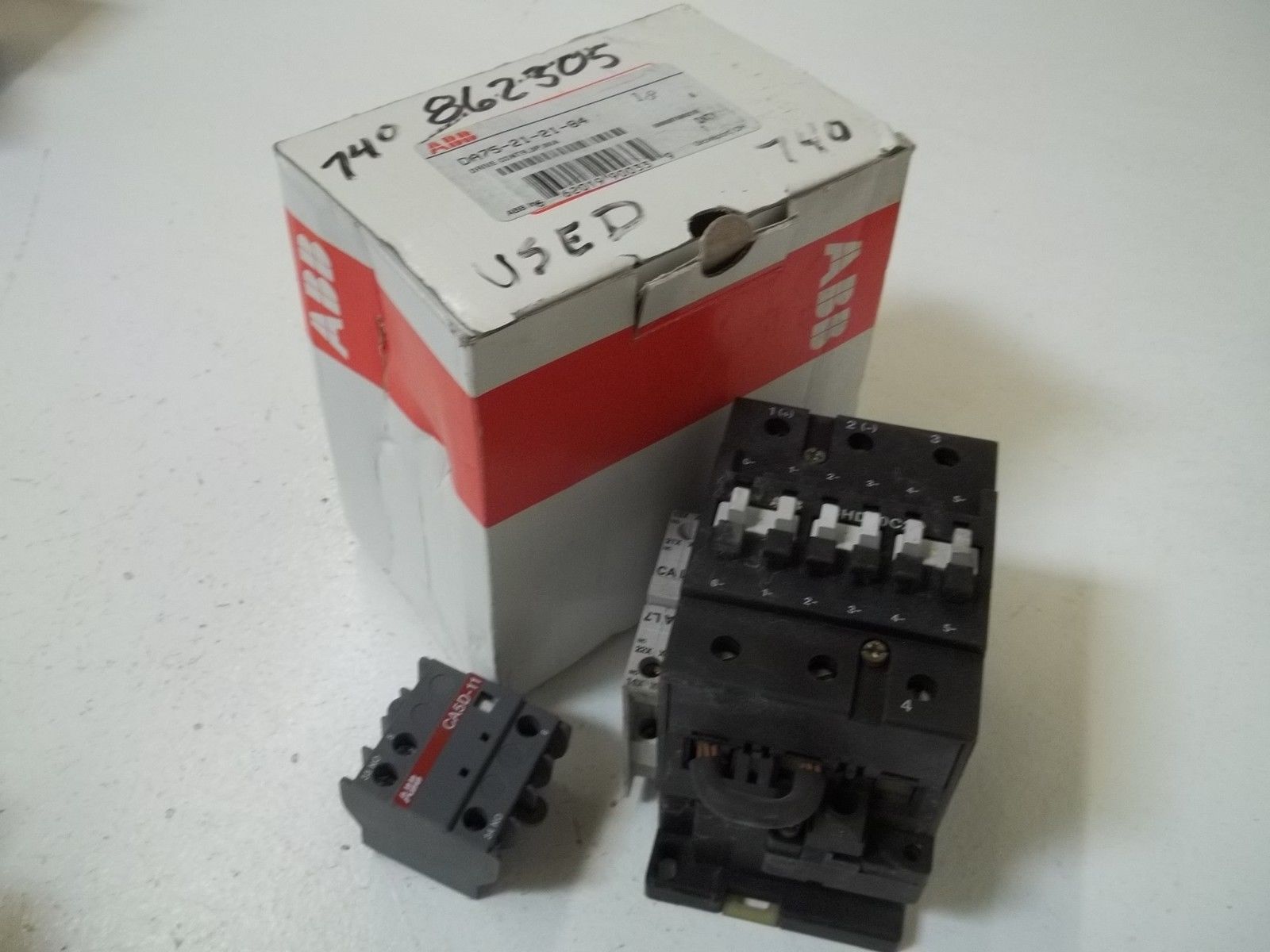 ABB DA75-21-21-84 DRIVE CONTR, 3P, 60A UNMP