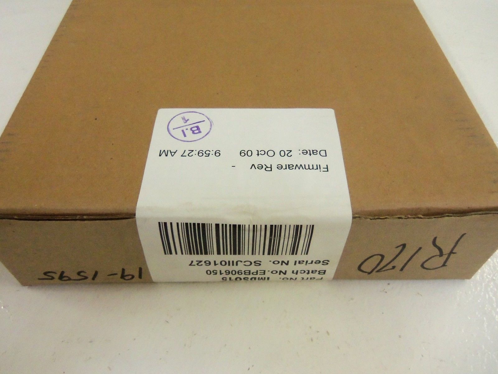 ABB IMDS015 CIRCUIT BOARD SEAL DATE 10-20-09 SEALED