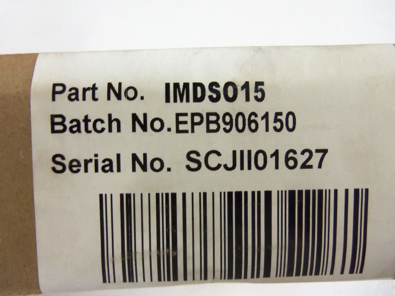 ABB IMDS015 CIRCUIT BOARD SEAL DATE 10-20-09 SEALED