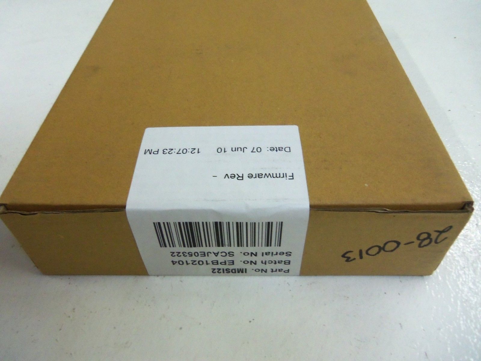 ABB IMDSI22 INPUT MODULE SEAL DATE 6-07-10 SEALED