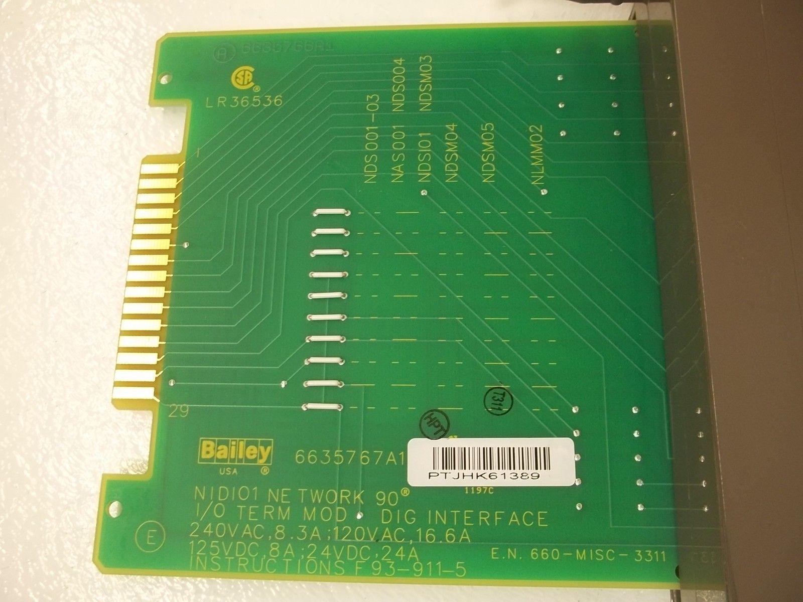 ABB INC. NIDI01 I/O TERM MOD DIG INTERFACE NSMP