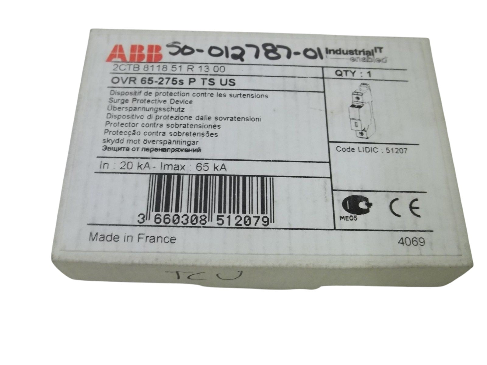 ABB OVR 65-275S P TS US SURGE PROTECTIVE DEVICE NSMP