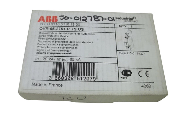 ABB OVR 65-275S P TS US SURGE PROTECTIVE DEVICE NSMP