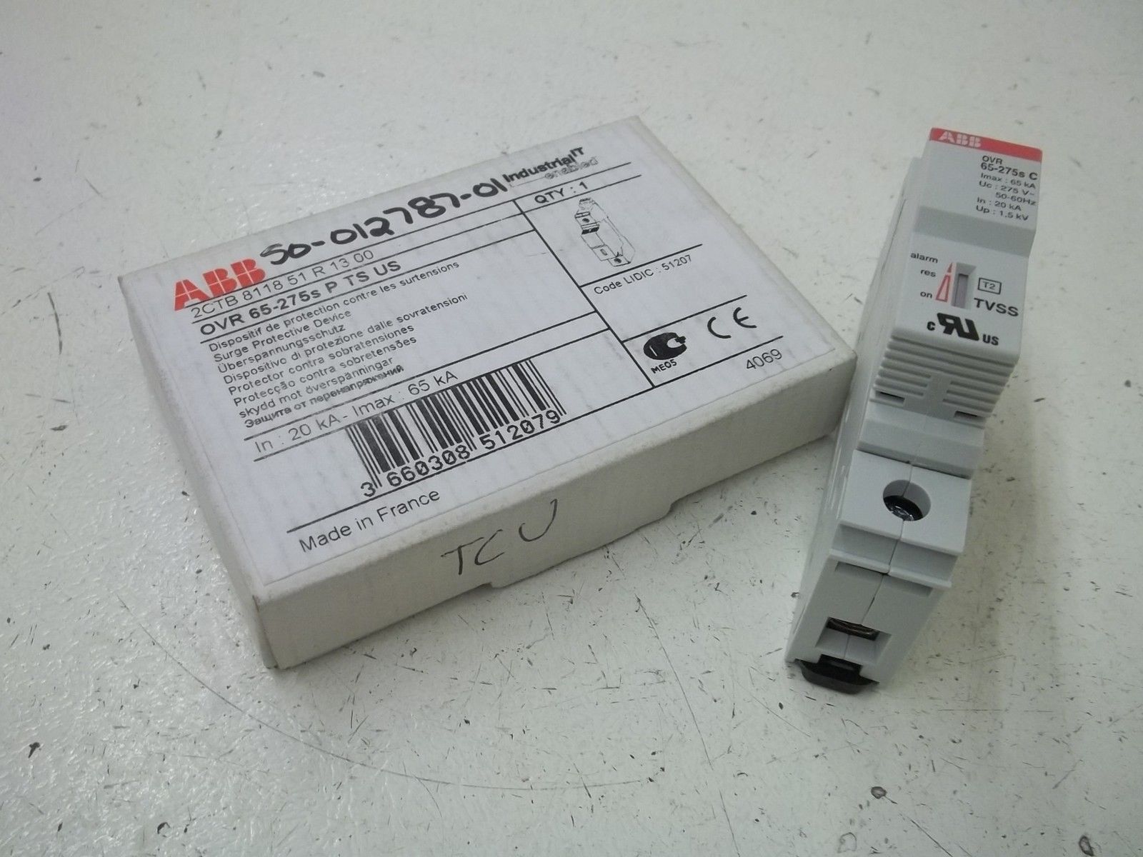 ABB OVR 65-275S P TS US SURGE PROTECTIVE DEVICE NSMP