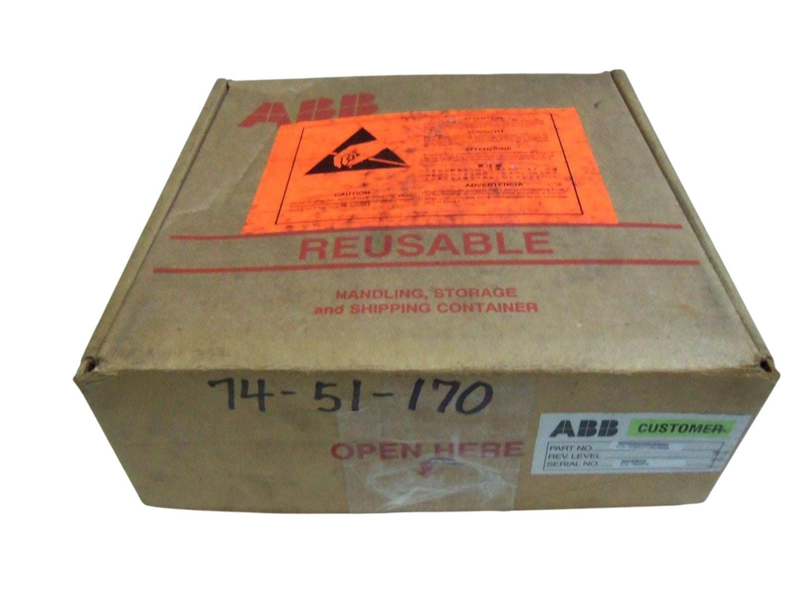 ABB P-HB-DOT-120-10000 RELAY OUTPUT MODULE UNMP