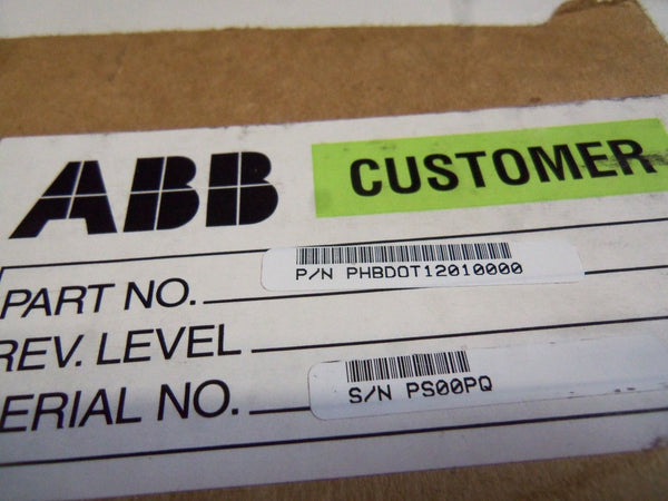 ABB P-HB-DOT-120-10000 RELAY OUTPUT MODULE UNMP