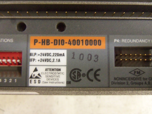 ABB PHBDIO-40010000 TERMINAL BASE DIGITAL I/O NSMP