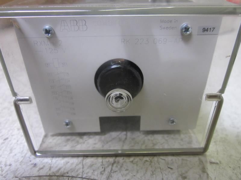 ABB RK 223 069-AP125V AUXILIARY RELAY NSMP