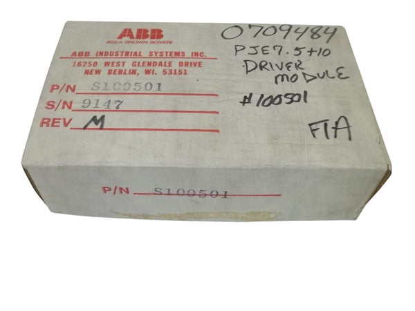 ABB S100501 DRIVER MODULE NSMP