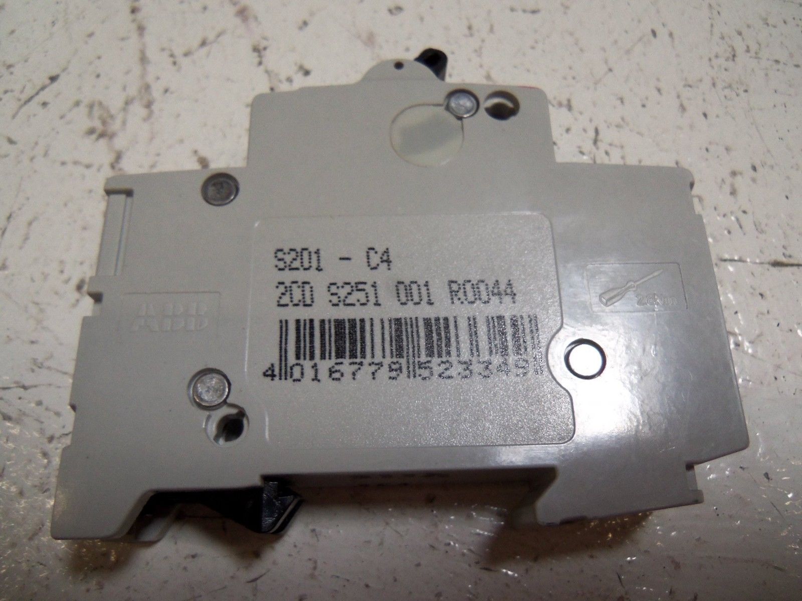 ABB S201-C4 CIRCUIT BREAKER 4A UNMP
