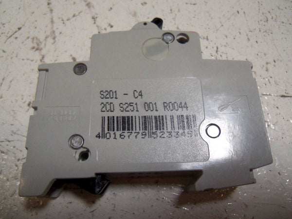 ABB S201-C4 CIRCUIT BREAKER 4A UNMP