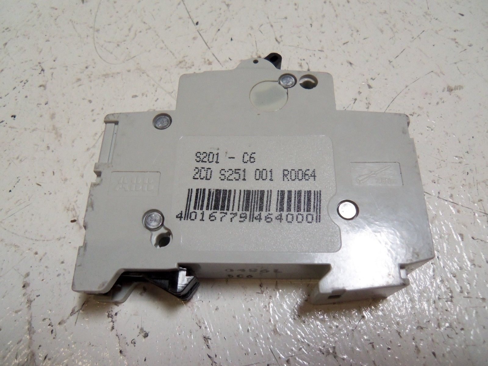 ABB S201-C6 CIRCUIT BREAKER 6A UNMP