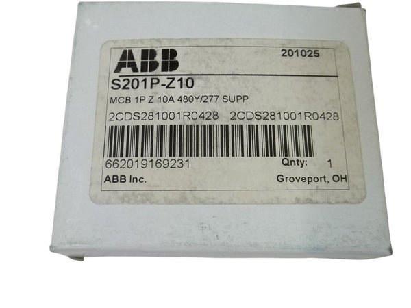 ABB S201P-Z10 CIRCUIT BREAKER 10A NSMP
