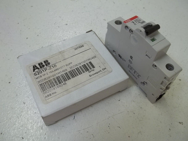 ABB S201P-Z16 CIRCUIT BREAKER 16A NSMP