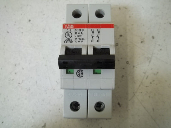 ABB S202U-K4 CIRCUIT BREAKER 4A NSNP