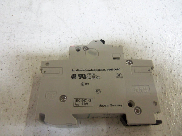 ABB S281UC-K6 CIRCUIT BREAKER 6A NSMP