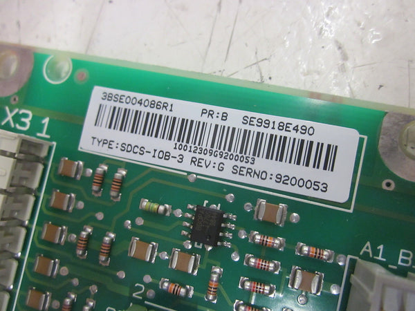 ABB SDCS-I0B-3 EXTERNAL ISOLATED ANALOG I/O UNMP