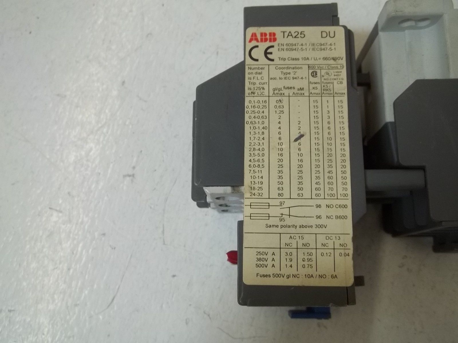 ABB TA25 DU WITH A9-30-10  UNMP