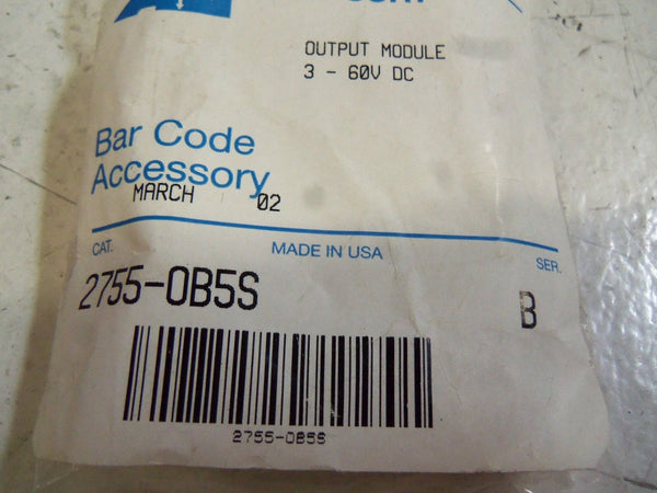 ACCU-SORT 2755-0B5S SER. B NSMP