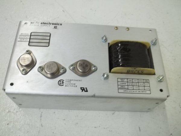 ACDC ELECTRONICS ETV401-00 POWER SUPPLY UNMP